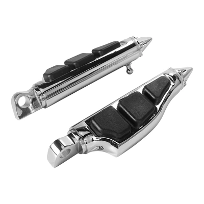 Motorcycle Modified Footrest Suitable for Harley Motorcycle Foot Pad Bracket Aluminum Alloy Foot Support Plate (Motorcycle pedals) - 2-pedal-plating