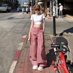 YC & アメリカンギャルのゆったりとしたワイドパンツ