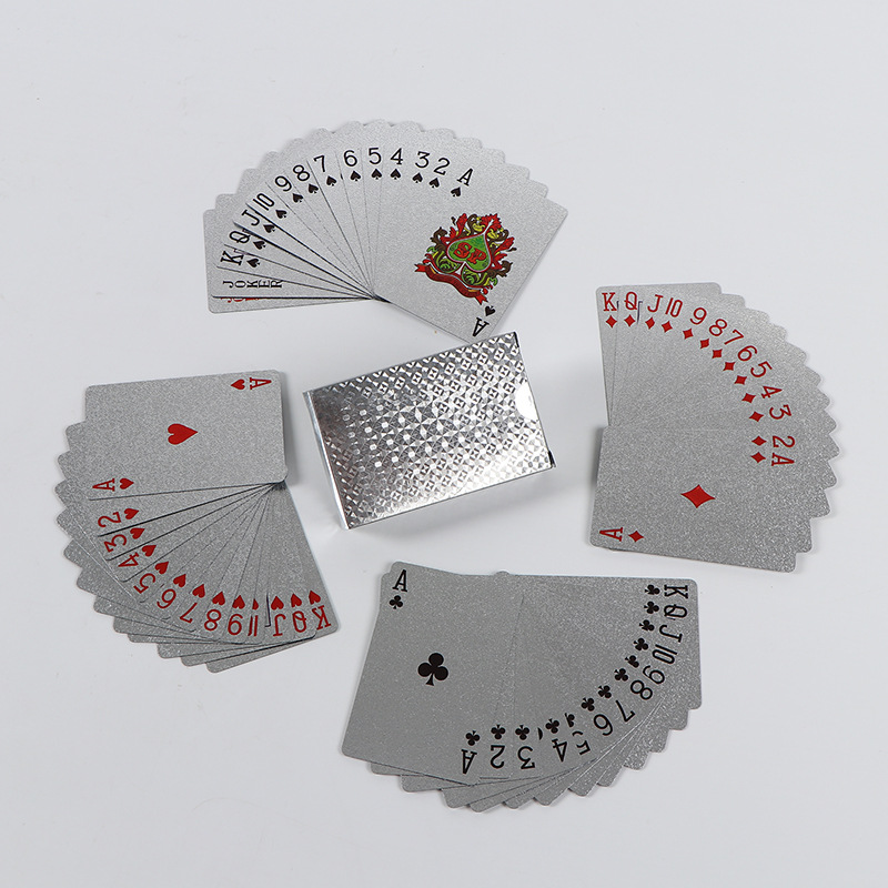 실버 체크 무늬