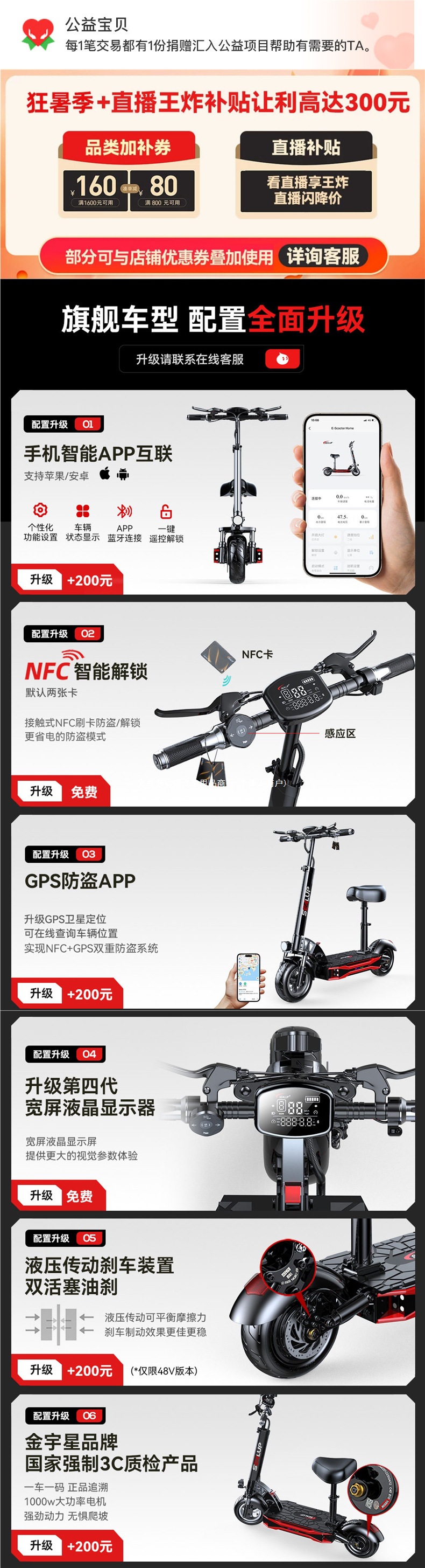 Hilop electric scooter, electric folding vehicle, small two-wheeled mini adult electric scooter