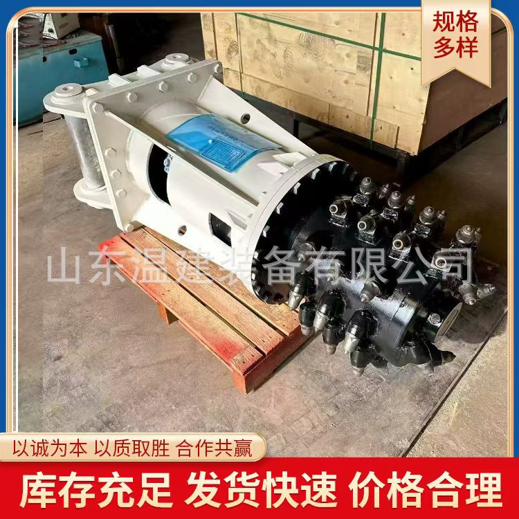挖机液压铣挖机隧道掘进矿山开采液压铣刨设备岩石破碎挖改铣挖头
