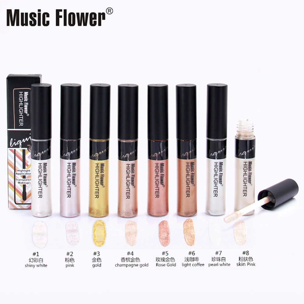 Глянцевый жидкий Осветляющий крем Music Flower для восстановления влажного покрытия Rongbao Ya Gouache Rouge M5046, трансграничный макияж