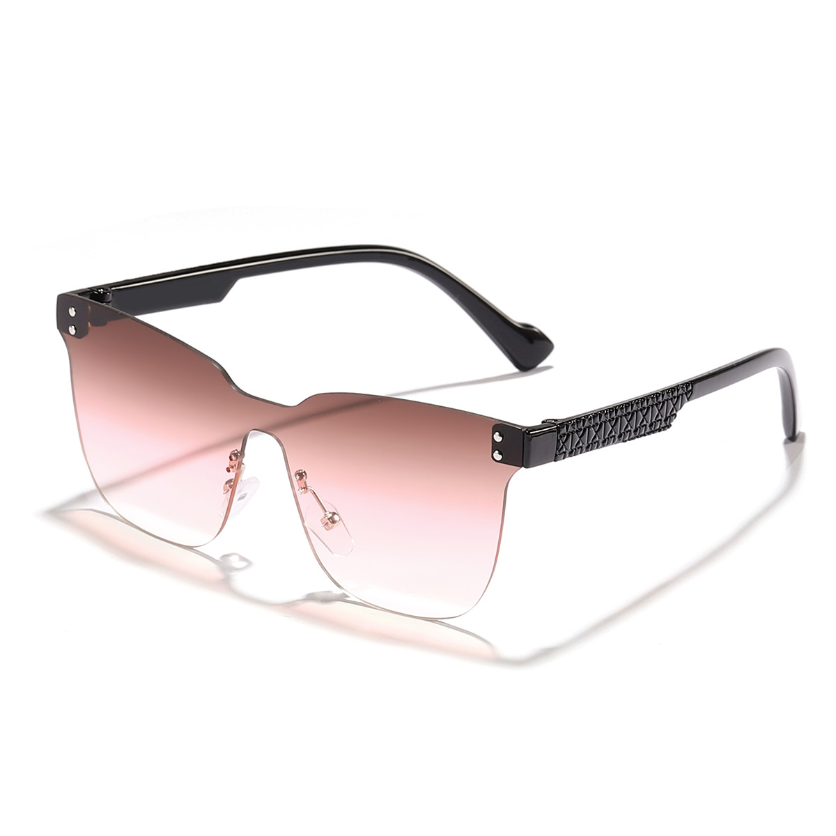 Corta sin marco transfronteriza para niños, sol irregular, película de océano de color claro, gafas de sol esenciales para salir a jugar y tomar fotografías