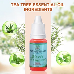 Cross-Border Wart Removal Liquid, Corns, Warts, Moles, Tea Tree Essential Oil Care Solution Wart Remover 10ml