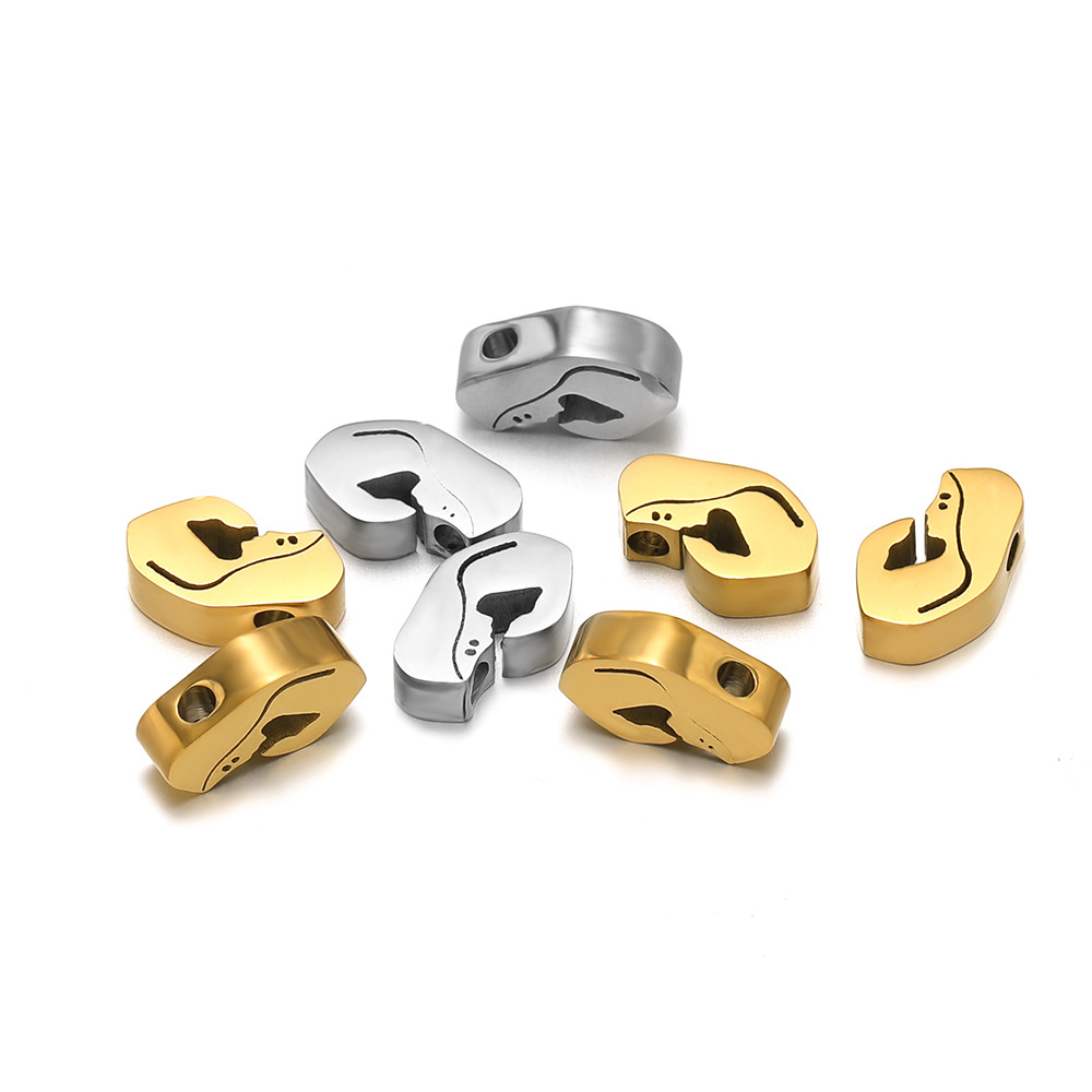 7g Weight 5 PCS/Package 11 * 7mm 304 Stainless Steel Virgin Mary Beads