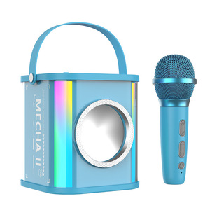 New microphone speaker karaoke Mark wind Bluetooth speaker Bluetooth speaker suit karaoke Portable Wireless Outdoor