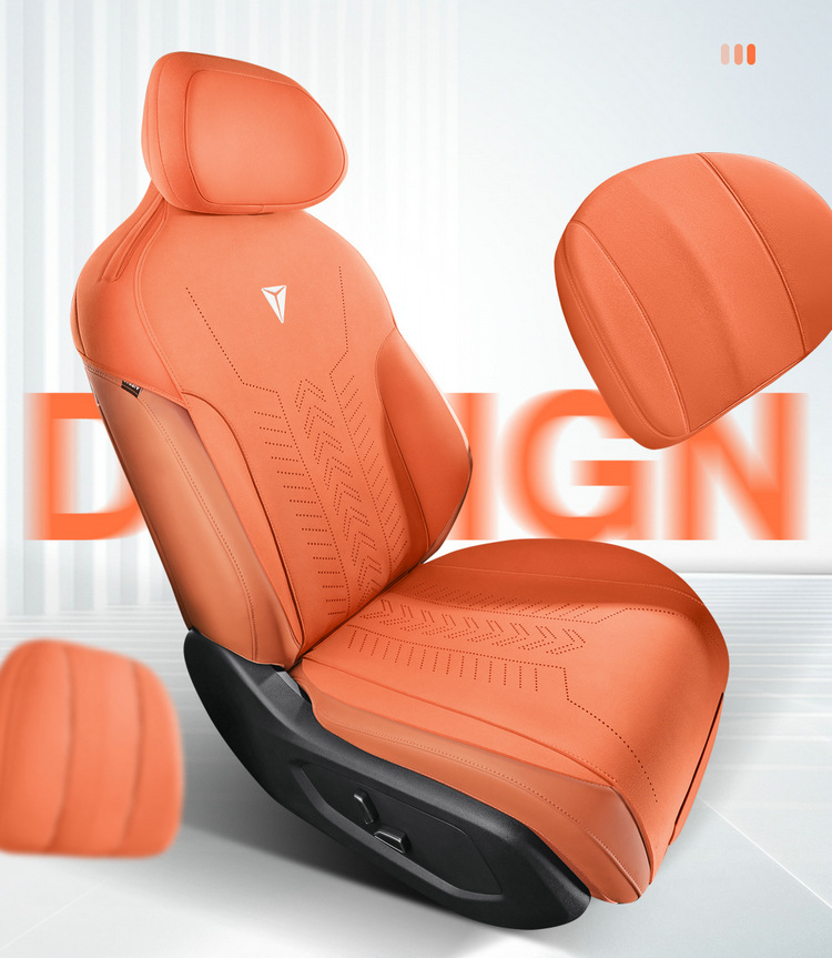 Changan Dark Blue L07 Special Saddle Pad Car Seat Cushion Four-Season Universal Seat Cover Breathable Suede Leather Cushion