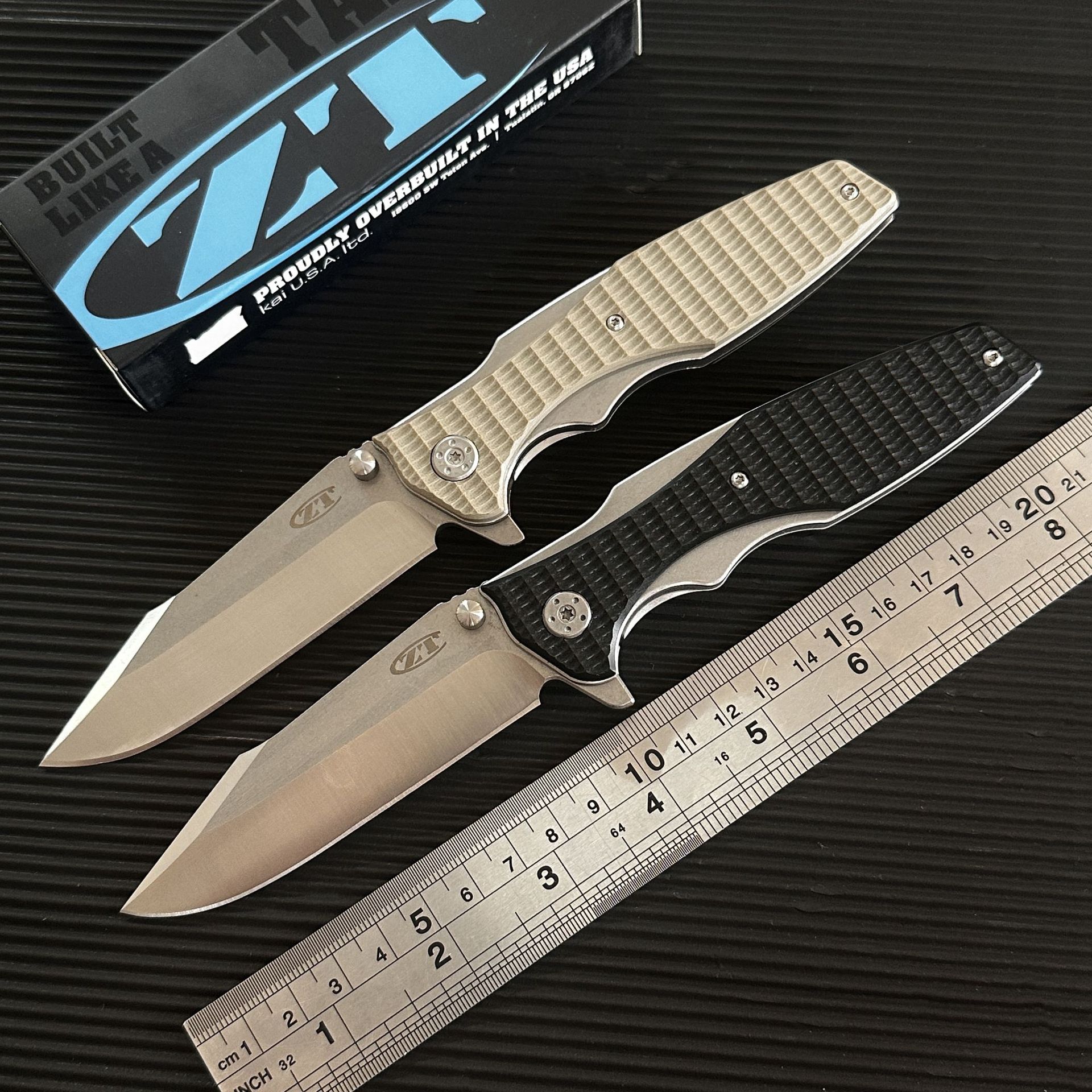 跨境热销ZT0393户外折刀便捷口袋小刀野外露营折叠刀水果刀钓鱼刀