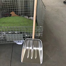 大号加厚不锈钢粮食铲雪锹全钢玉米煤锹农用园艺工具饲料垃圾铁锹