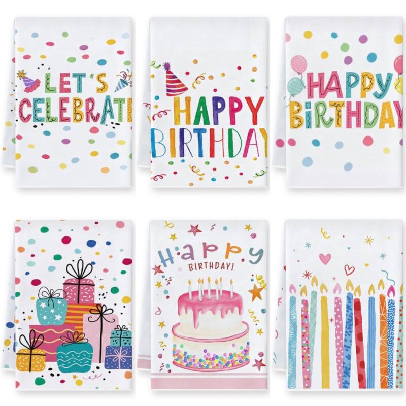 American-Style Printed Towels, Independence Day Themed Home Decoration Tea Towels, Kitchen Cleaning Absorbent Towel Set Wholesale