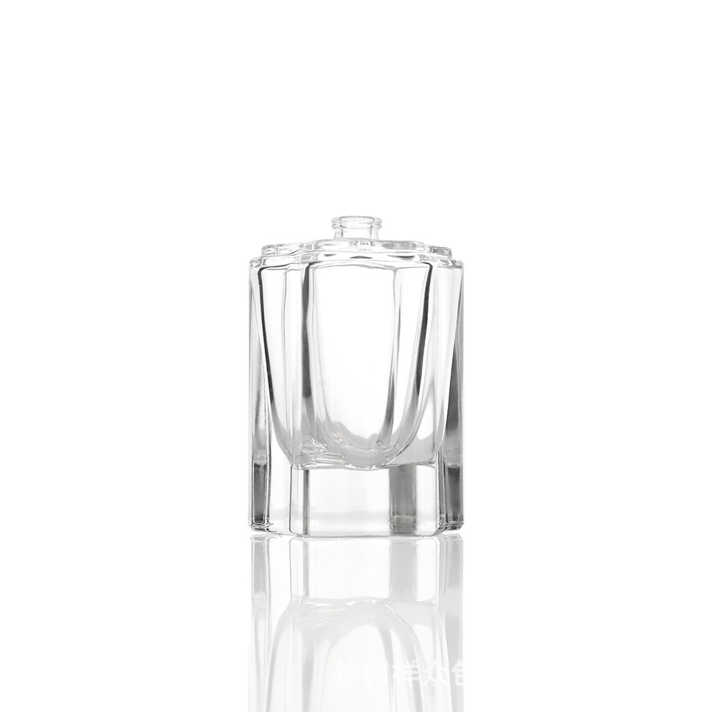 Venta caliente transfronteriza de botellas de perfume de vidrio poligono de alta gama duoleng aceite esencial presionando botellas de spray cosméticos en botellas vacías image 7