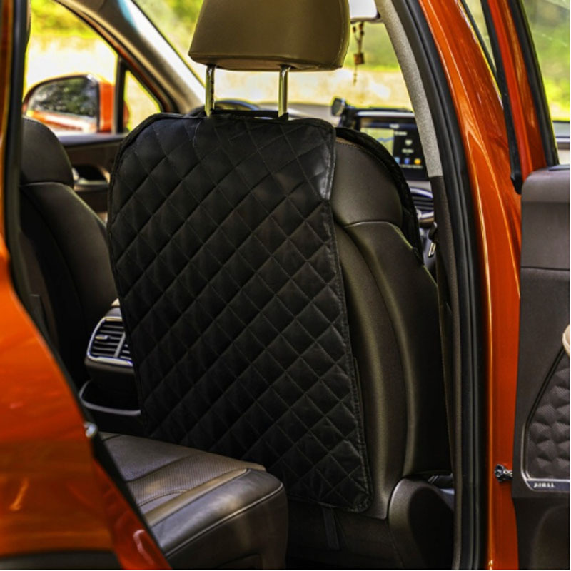 Car Seat Back Anti-Kick Pad Set, Waterproof, Easy to Clean, Multifunctional Storage Design, Simple Installation, Car Set
