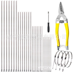 152 조각 케이블 타이 도구