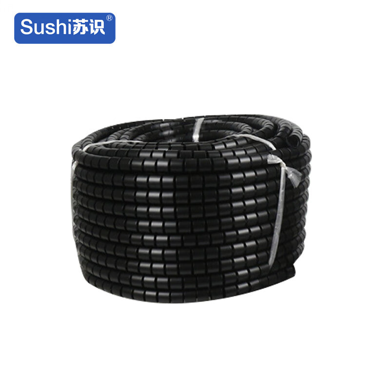 苏识 22mm*6m 缠绕管保护套 电线理线器 (计价单位：包) 黑色