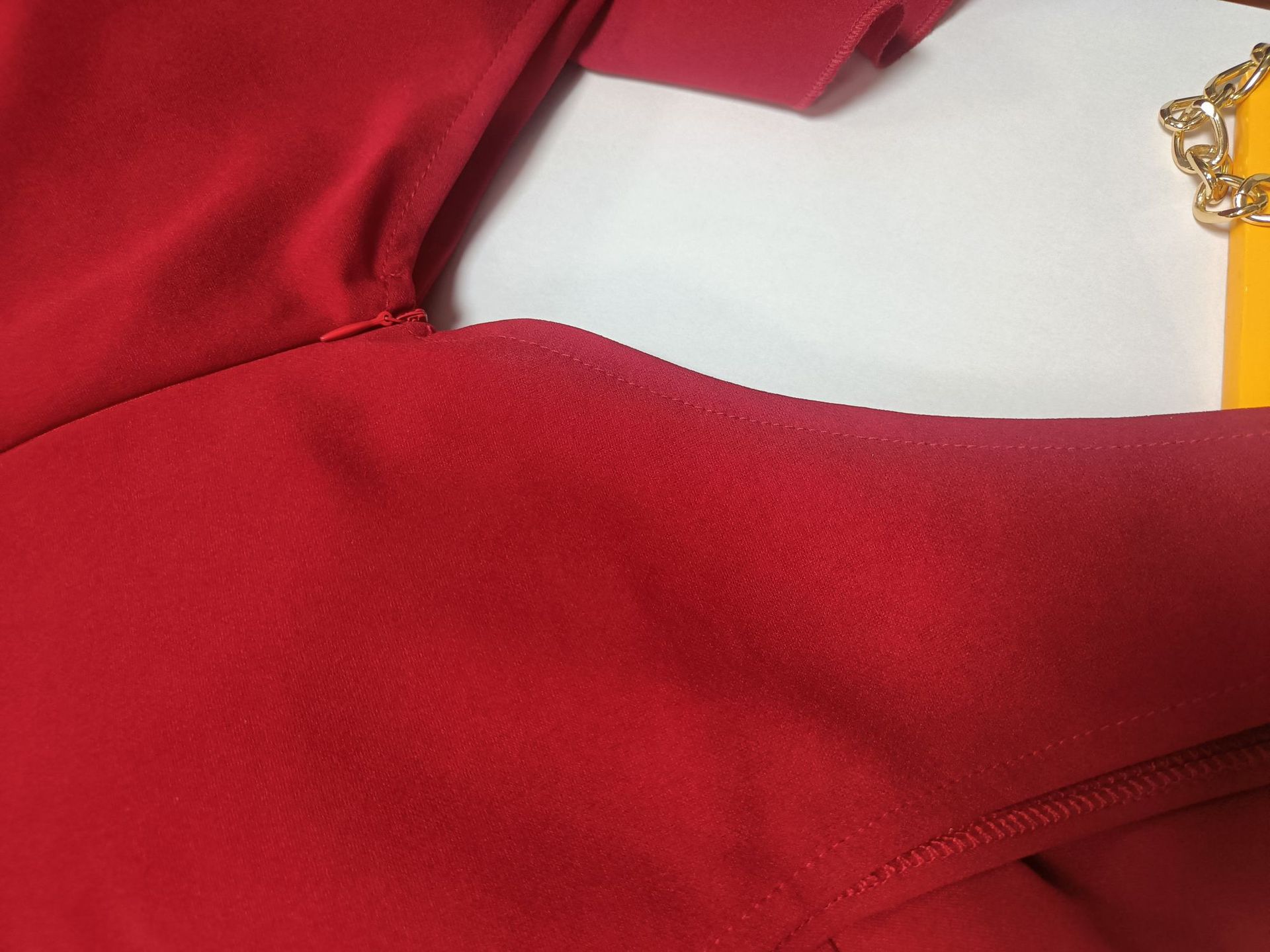 V neck Sleeveless Slim Fit Elegant Ruffled Split Long Evening Dress