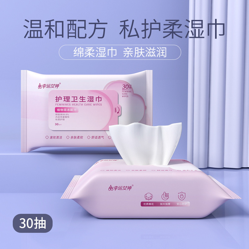 Personal Care Cleaning Wipes, 80 Large Pack, Specially Designed for Menstrual Cleaning, Daily Care Wipes for the Elderly, Skin-Friendly Wet Wipes
