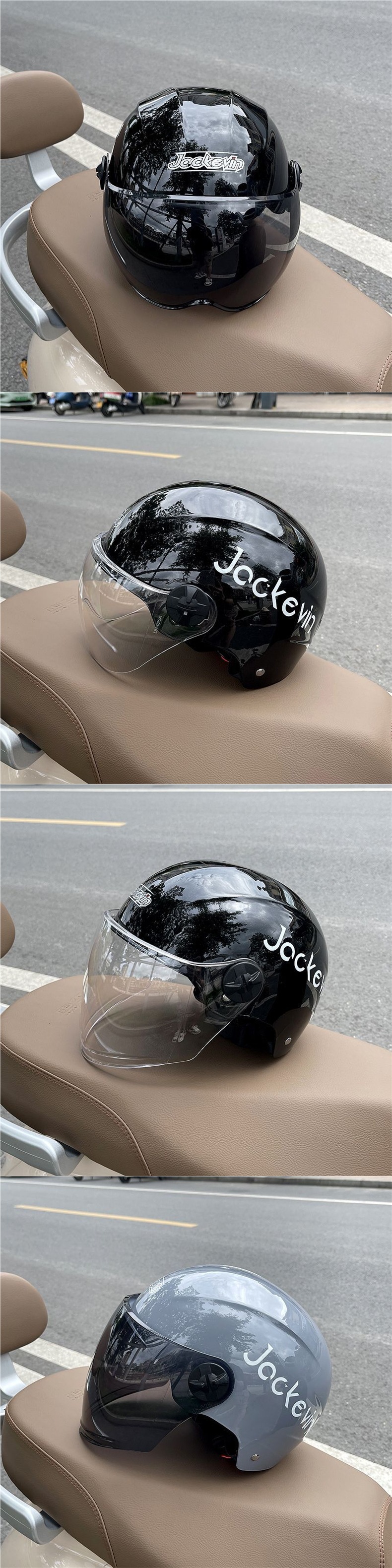 3C certified electric vehicle helmet, summer motorcycle safety helmet, half helmet, suitable for all seasons, unisex, sun protection, new national standard