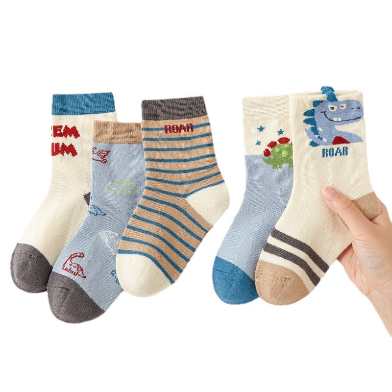 Autumn children's demi-season cartoon knee socks for boys