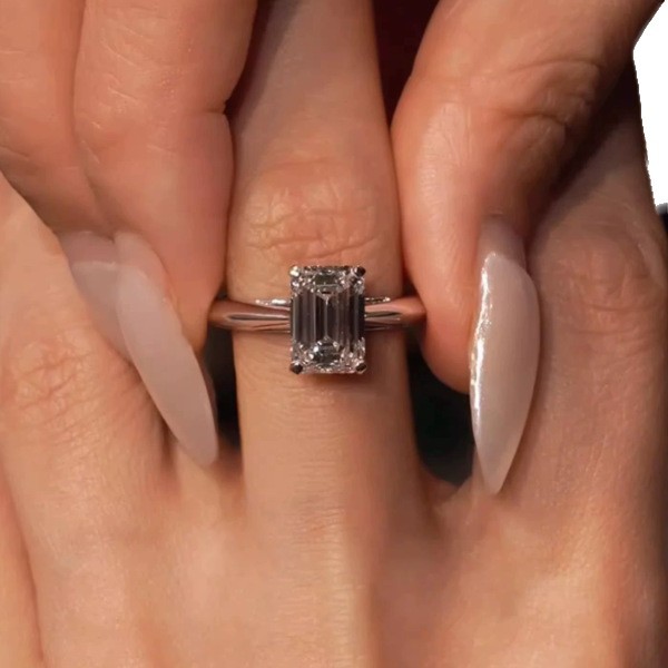 European American Ins-Style Dazzling Geometric Stackable Rings For Women, Exquisite And Unique Niche Design, High-End_voghion.com