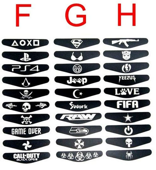 For PS4 handle light sticker for PS4 Light Bar Sticker spotlight 30 sheets