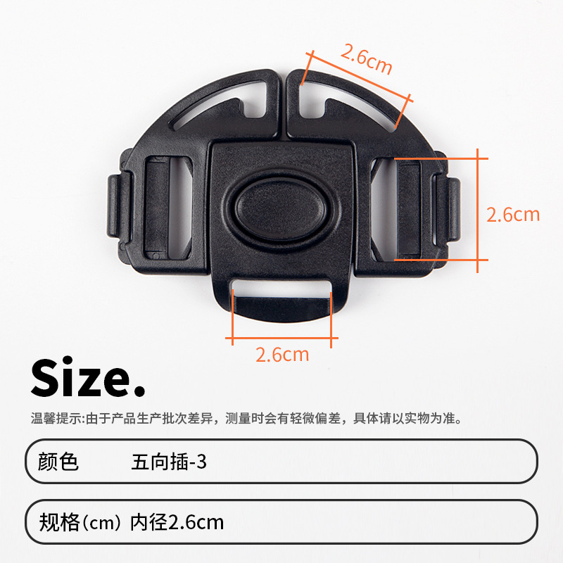 Five-way plug-3