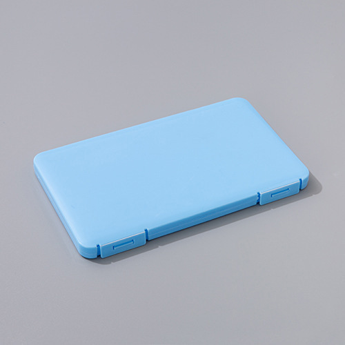 Caja de máscara de estilo japonés, almacenamiento de libros de pestañas, limpieza, clip a prueba de polvo, caja rectangular portátil para pestañas postizas, clip de almacenamiento temporal