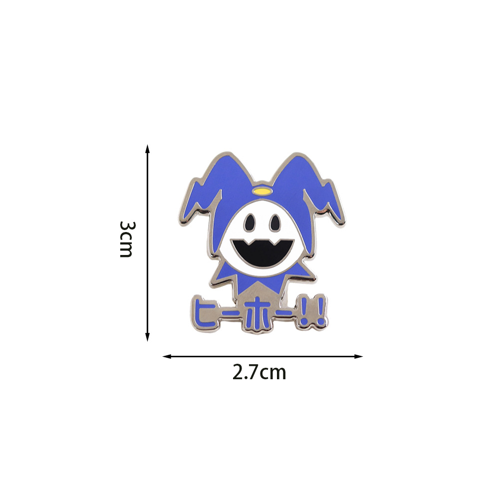 Jack Frost Enamel Pin Role-Playing Game Goddess Rebirth Badge Cute Accessories Game Fan Decoration