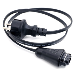 ヨーロッパ規格電源コードbc 05オスH07RN-F 3*1.5mm電源接続線マイクロ逆電源出力線