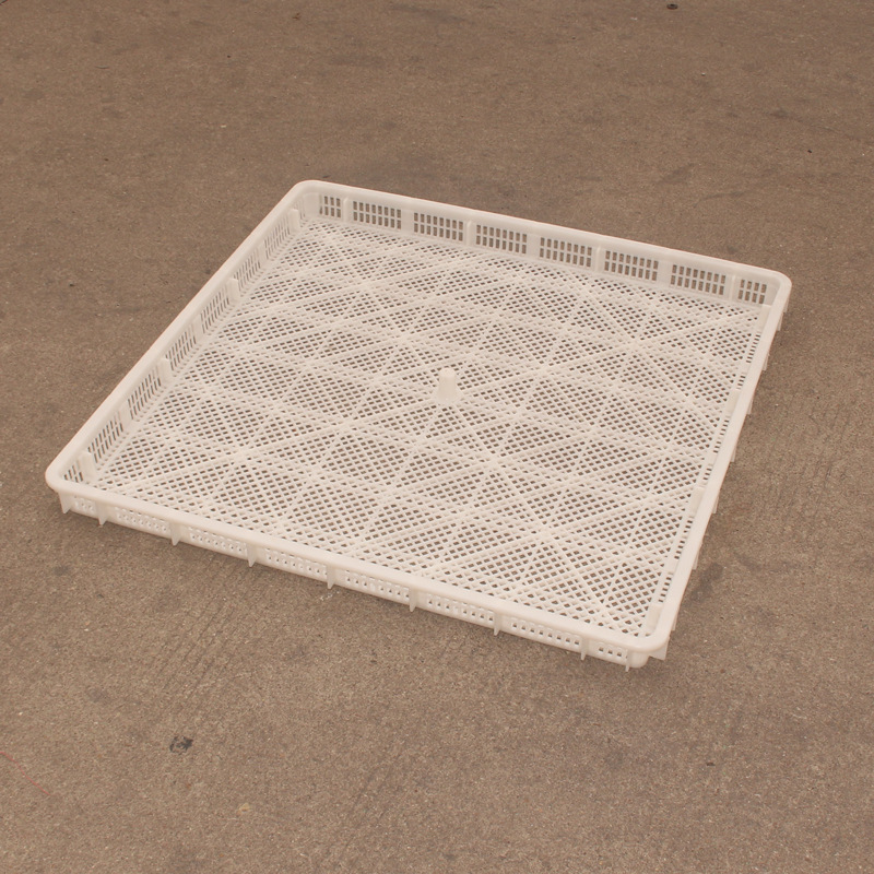 厂家供应耐高温加厚 1000*800*60MM塑料晒盘烘干晒盘塑胶晒筛