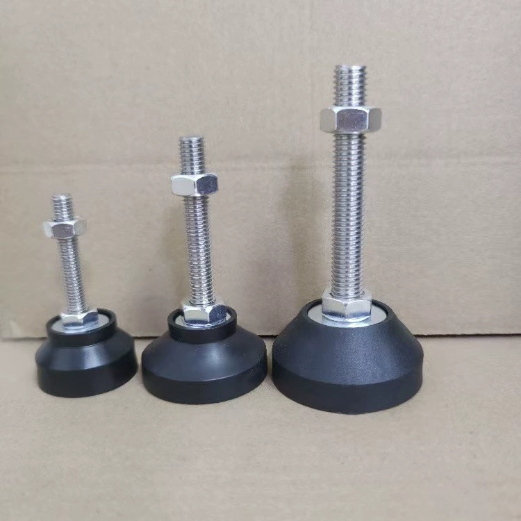 Подставка для ног для сборочной линии, нейлоновая фиксированная подставка для ног, регулируемая опора для ног m6m8m10