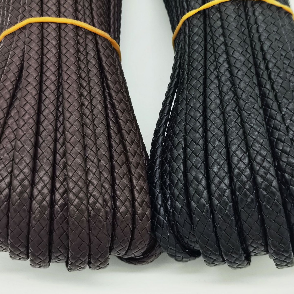 扁八股皮绳DIY手工饰品辅料9mm*4mm厂家直销各种八股编织绳