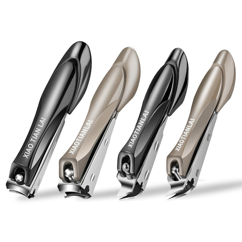 Suministro directo de fábrica cortaúñas anti-Splash Mantis cortaúñas simple medio boca oblicua conjunto manicura personalizada Generación de cabello