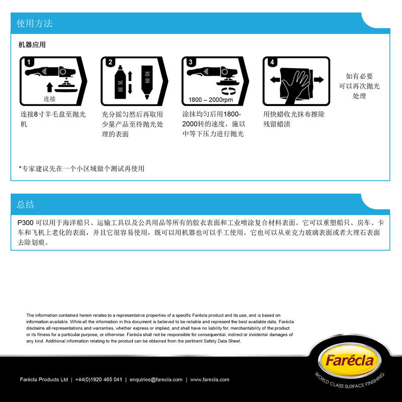 Profile300 Polishing and Grinding Wax Acrylic Industrial Spray Paint Wood Surface Wax Fast Cutting Scratch Wax
