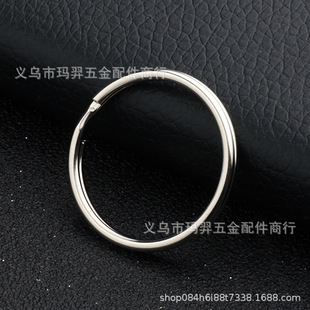 Factory direct supply nickel plated color key ring multiple specifications metal ring wire ring spot supply hardware keys
