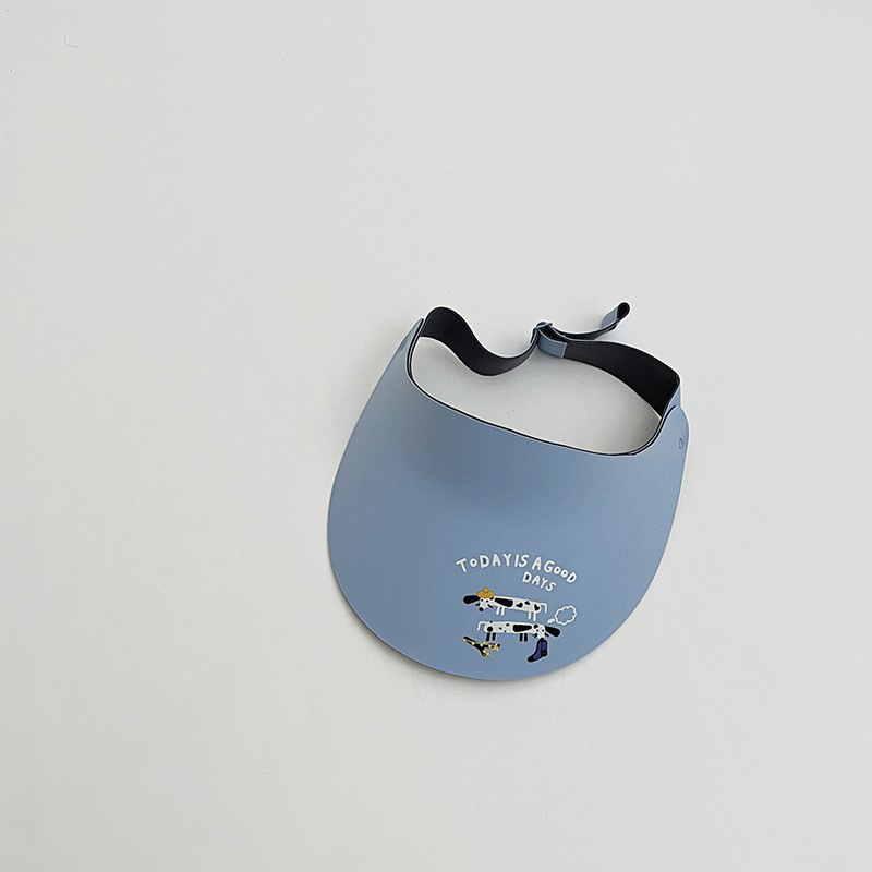 Sombreros de verano anti-UV sombreros de sombreros de sol impresión de dibujos animados sombreros vacíos sombreros de sol bebés sombreros para niños y niñas