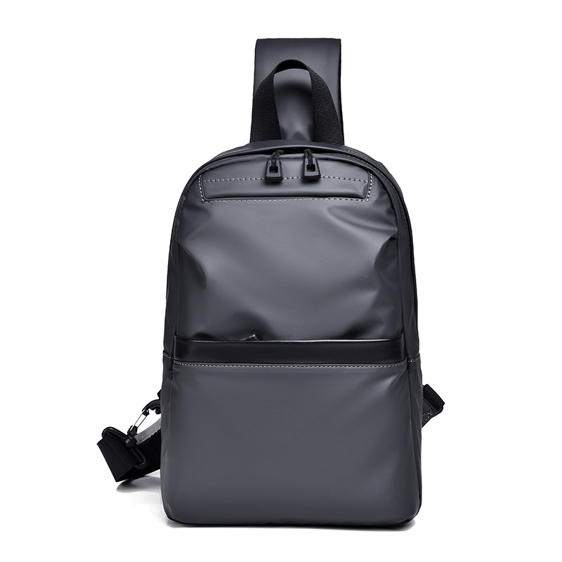 2023 spring new products launched, high-quality simple leather film men's chest bag, shoulder bag, crossbody bag, handbag manufacturer