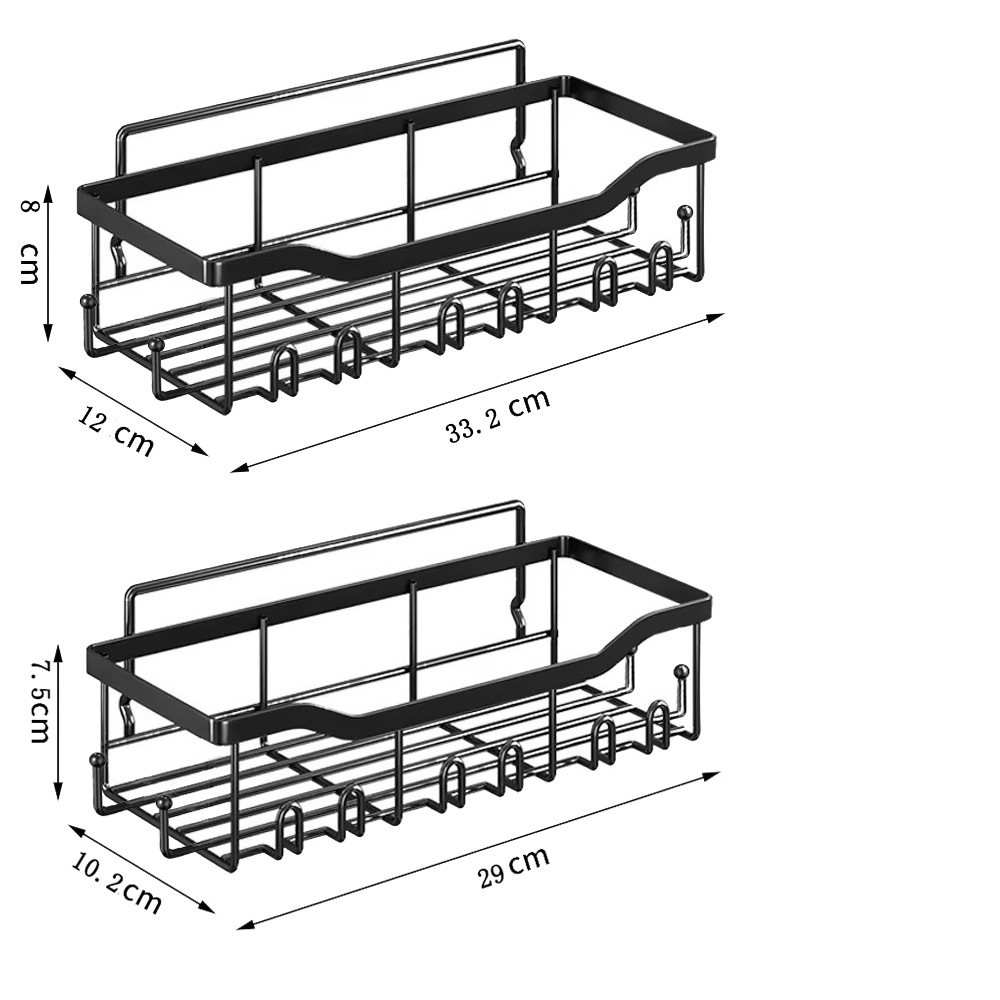 Conjunto de 2 piezas de rack de baño