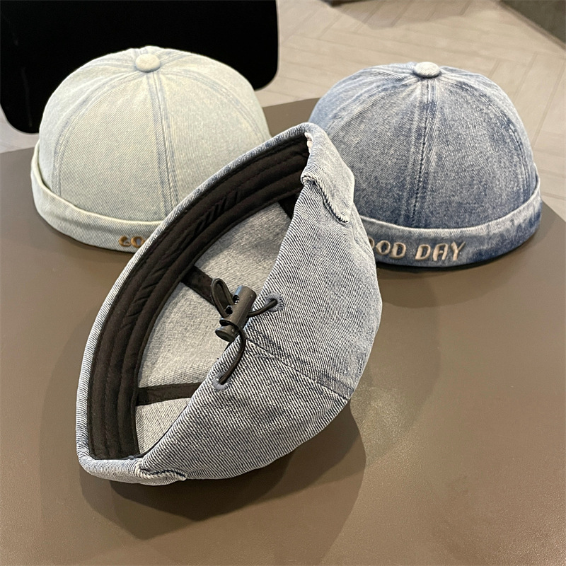 Sombreros infantiles coreanos primavera y otoño vaquero sombrero infantil sombrero de piel de melón casual versátil sombrero de moda para niños y niñas