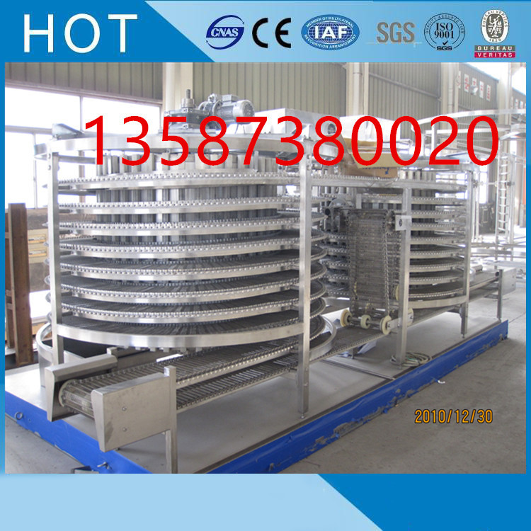 单双螺旋速冻机山芋鳗鱼鸡块生姜大蒜带鱼黄鱼淡菜石斑鱼虾冻结机