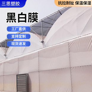 Black and White Pe Polyethylene Insulation Breeding Greenhouse Film Agricultural Plastic Greenhouse Film Moisturizing Weeding Black and White Film