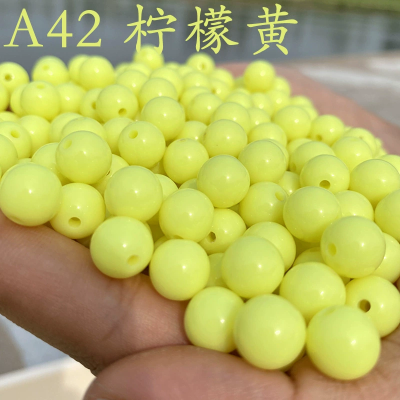 Round beads, bag, plastic woven acrylic accessory handmade, DIY