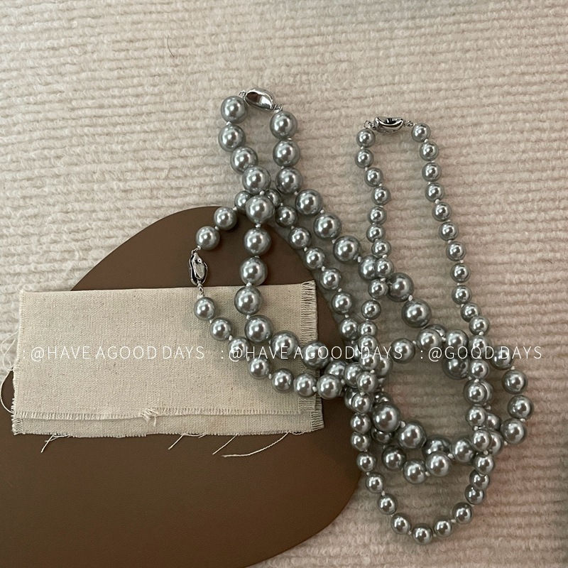 Einfacher Stil Geometrisch Imitationsperle Perlen Polieren Frau Halskette display picture 13