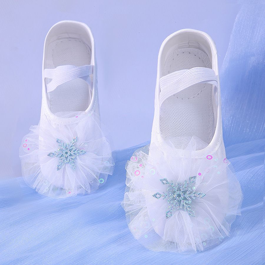 Sapatos de dança para mulheres, adultos, crianças e meninas, adequados para treinamento de postura, com solas macias e design de pata de gato._voghion.com
