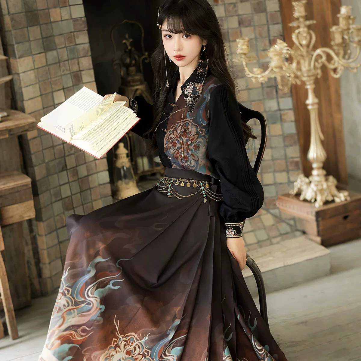 Genuine Hanfu, набор, китайский стиль