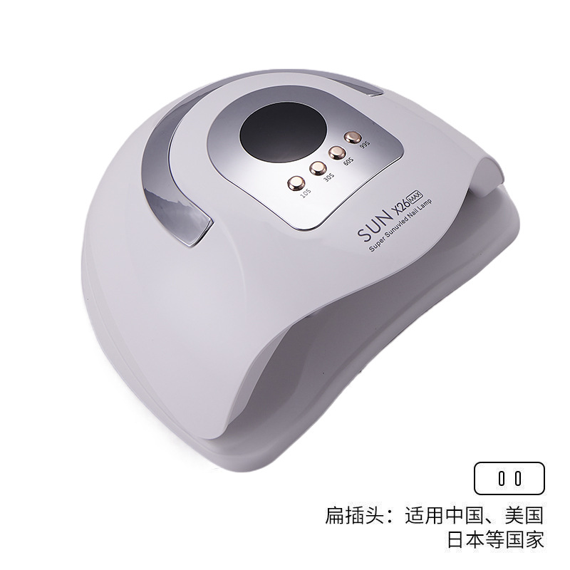 380W luz de manicura de alta potencia lámpara de fototerapia de mano luz roja inteligente manicura máquina de secado rápido pegamento de manicura lámpara de horneado transfronteriza