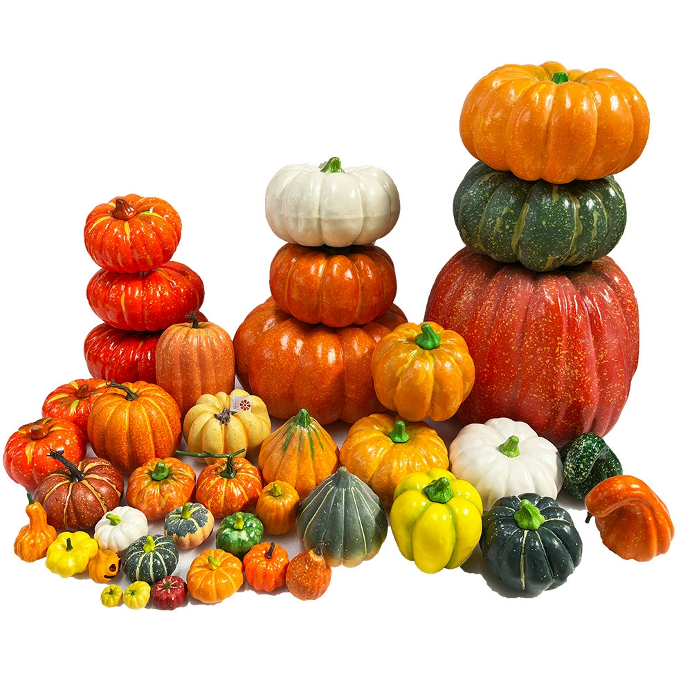 Simulation Bubble Pumpkin Vegetable Vegetable Garden Simulation Vegetable Vegetables and Fruit Halloween Pumpkin Decoration