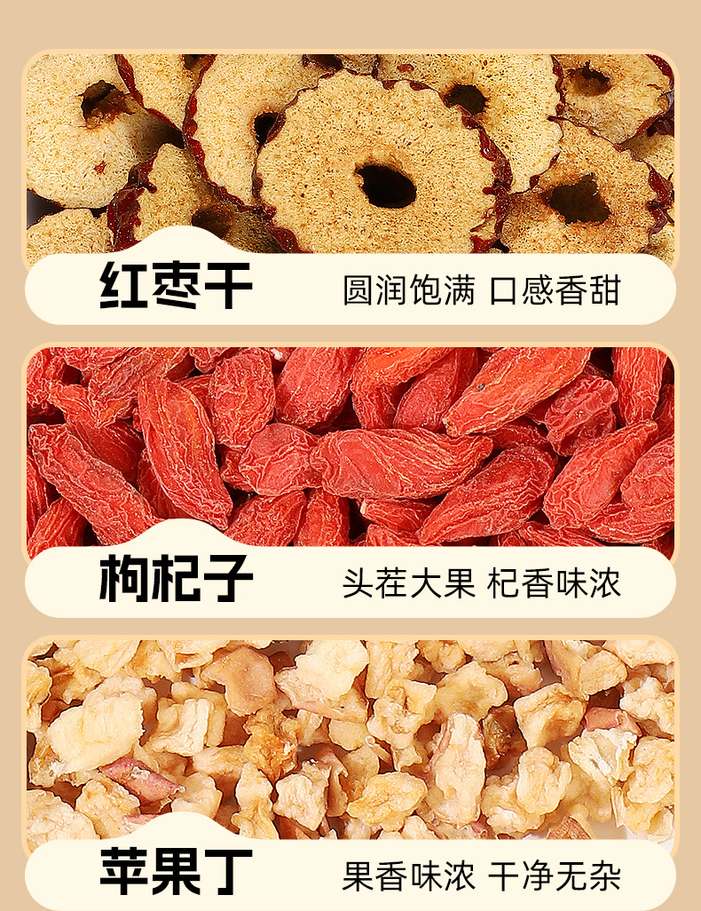 Su Yan Goddess Tea Ginseng Goji Red Date Black Tea Wellness Blend 50g Individually Wrapped specifications