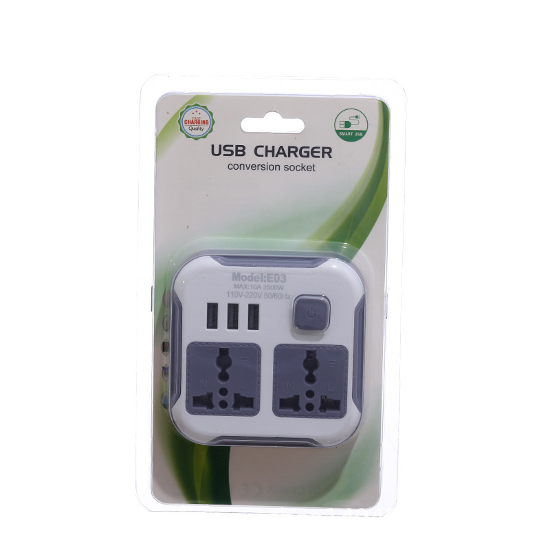 E03 # USB 2 orificio enchufe de conversión de conector