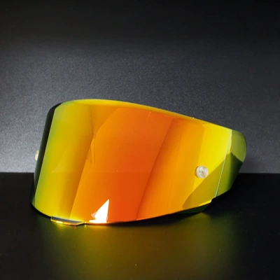 Full-Face Helmet Lens Electroplating – Dəbilqə (Kaska) aksesuarları - gold-red