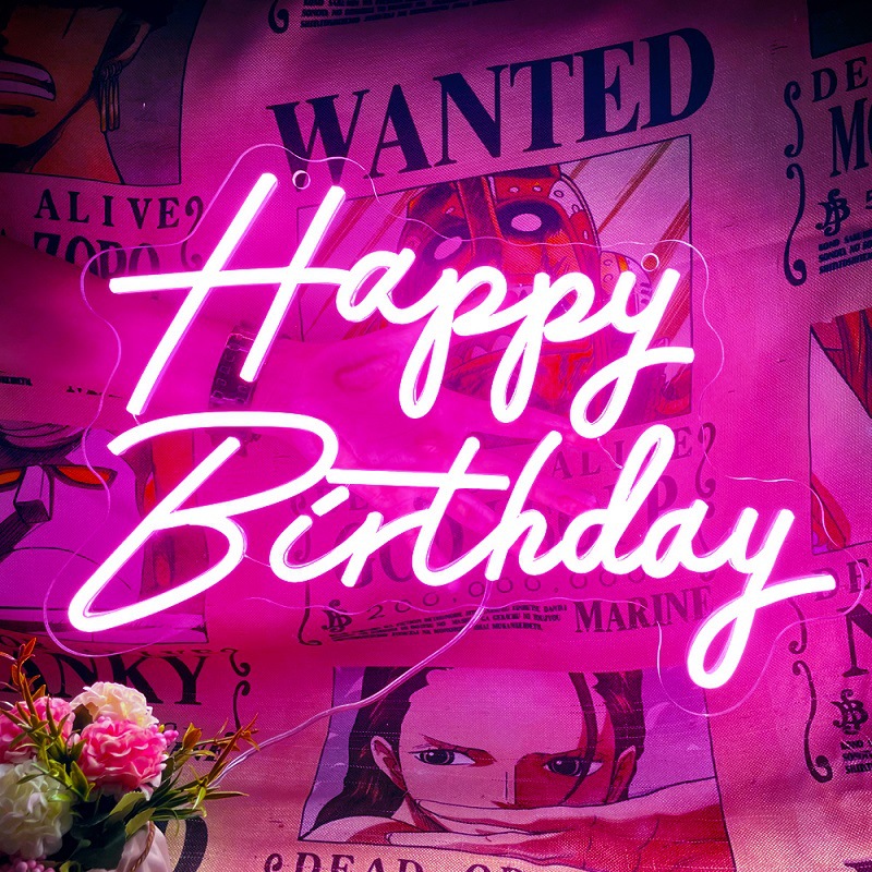 (2개) 국경 간 전자 상거래 아마존 LED 스타일링 조명 투명 아크릴 네온 DIY 파티 장식 네온 사인